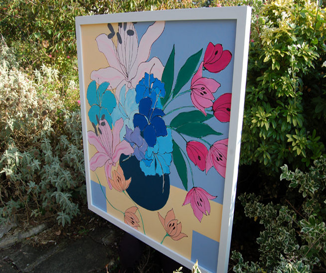 Mixed Bowl, Acrylic on Canvas by David Hawthorne